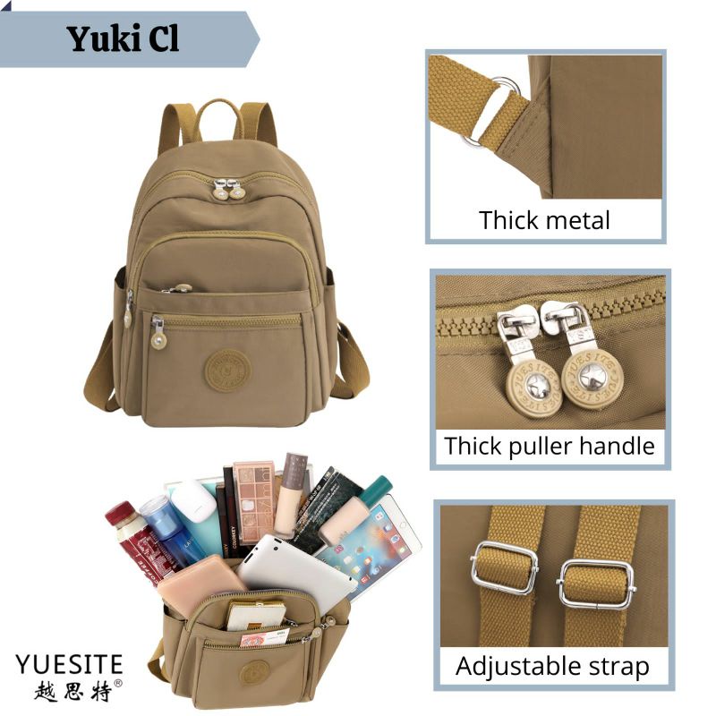 TAS RANSEL WANITA SEDANG YUESITE YUKI MEDIUM BACKPACK CYUTEBAGS