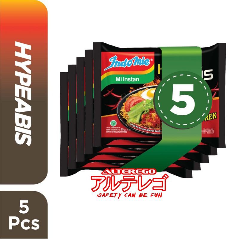 

Indomie Rasa Ayam Geprek Mie Goreng Instan [85 g/ 5 pcs]
