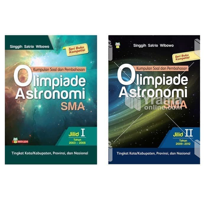 Buku Paket Kumpulan Soal Olimpiade Astronomi SMA Jilid 1 dan 2