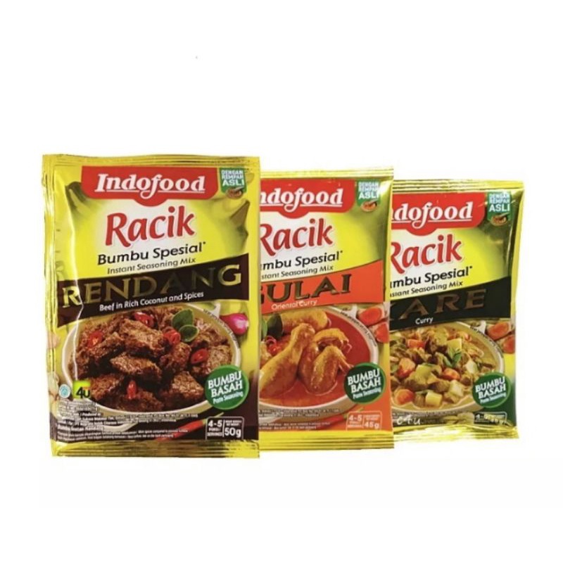 

RACIK INDOFOOD 50 G KEMASAN TERBARU