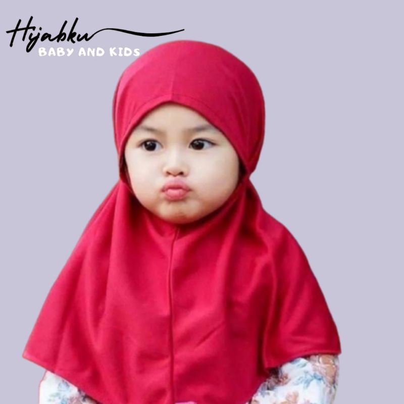 Kerudung anak bayi 0 6 bulan 1 2 3 tahun BERGO MARYAM hijab bayi jilbab anak bayi jilbab bayi peremp