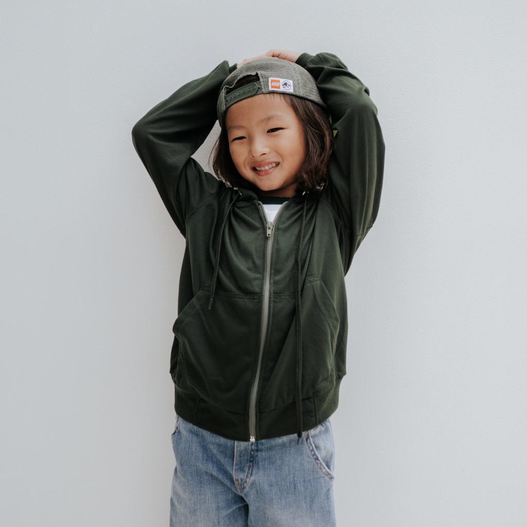 HOODIE GOODIE Kids Zipper Army