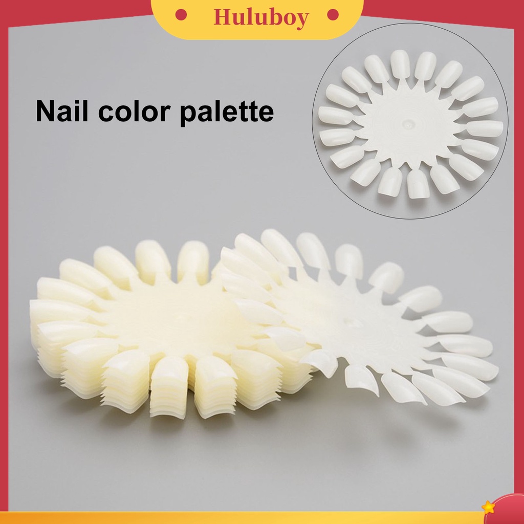 Huluboy Huluboy♡ Palet Display Warna Kutek Multifungsi Bahan Plastik Untuk Nail Art DIY