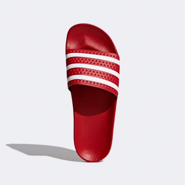 adidas adilette slides red