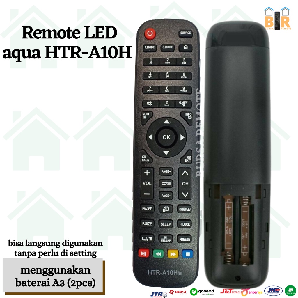 REMOT REMOTE TV SANYO/AQUA LCD LED type HTR-A10H ECER DAN GROSIR