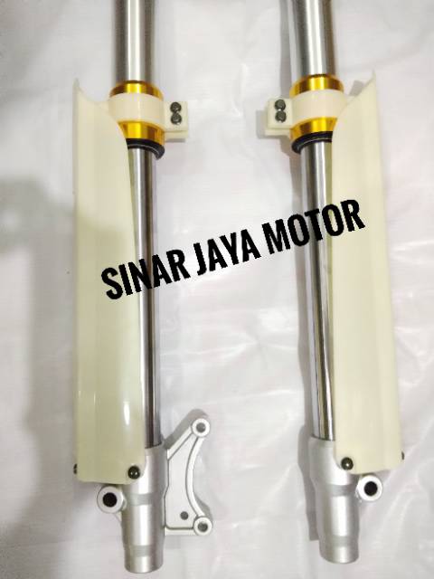 Usd Up Side Down Shock Depan Assy 1Set Costum MGV CNC   Modif Ke Klx  150 D tracker 150 Cross  Trail