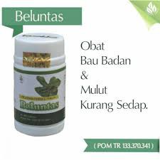 KAPSUL BELUNTAS TAZAKKA Obat Penghilang Bau Badan ORIGINAL | Obat Bau Badan Alami