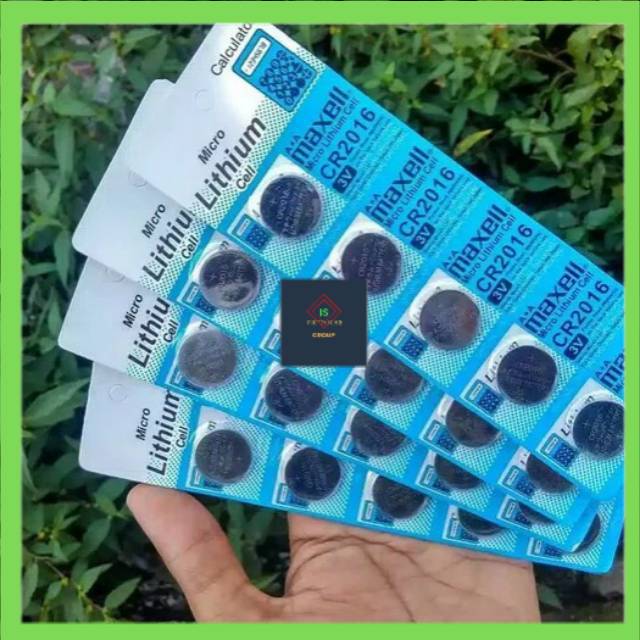 MAXELL CR2016 Baterai batre battery jam tangan MAXELL CR2016