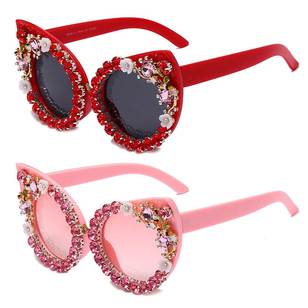 Lily Diamond Kacamata Hitam Untuk Wanita Pesta Sparkling Eyewear Sun Glasses