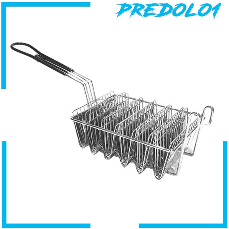 (Predolo1) Taco Deep Shell 6 Slot Untuk Menggoreng / Menggoreng