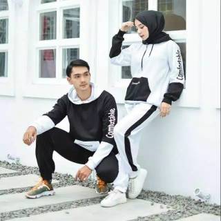  Baju  couple  setelan korea baju  olahraga  sweater couple  