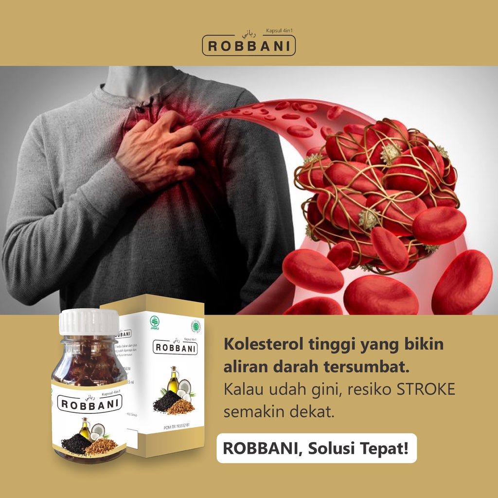 Robbani obat asam urat darah tinggi hipertensi nyeri sendi diabetes kencing manis penurun gula darah kolesterol habbatussauda oil extra propolis sm asli original herbal bpom ampuh