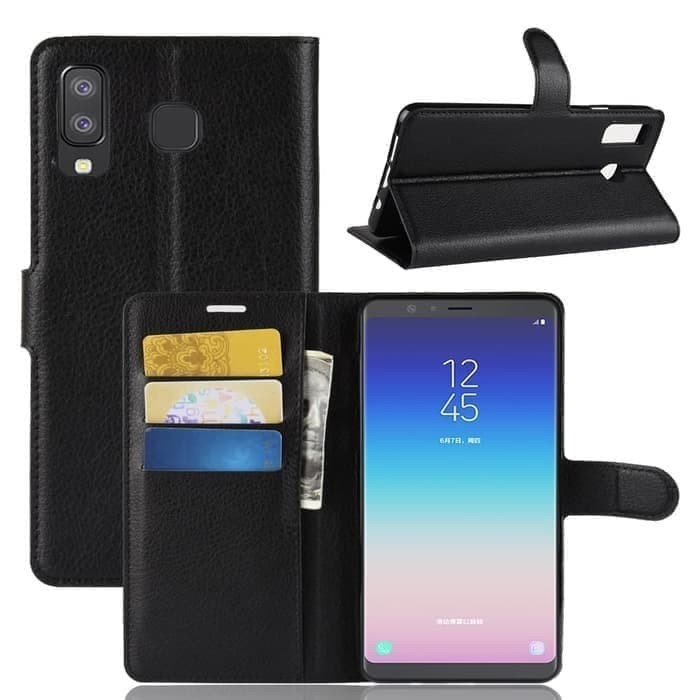oppo A31 Sarung Kulit Flip Standing Cover Case Dompet Kartu
