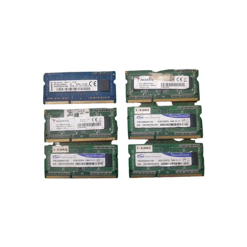 Ram Laptop Sodimm Memory 4GB DDR3L DDR3 1600 MHz 12800S