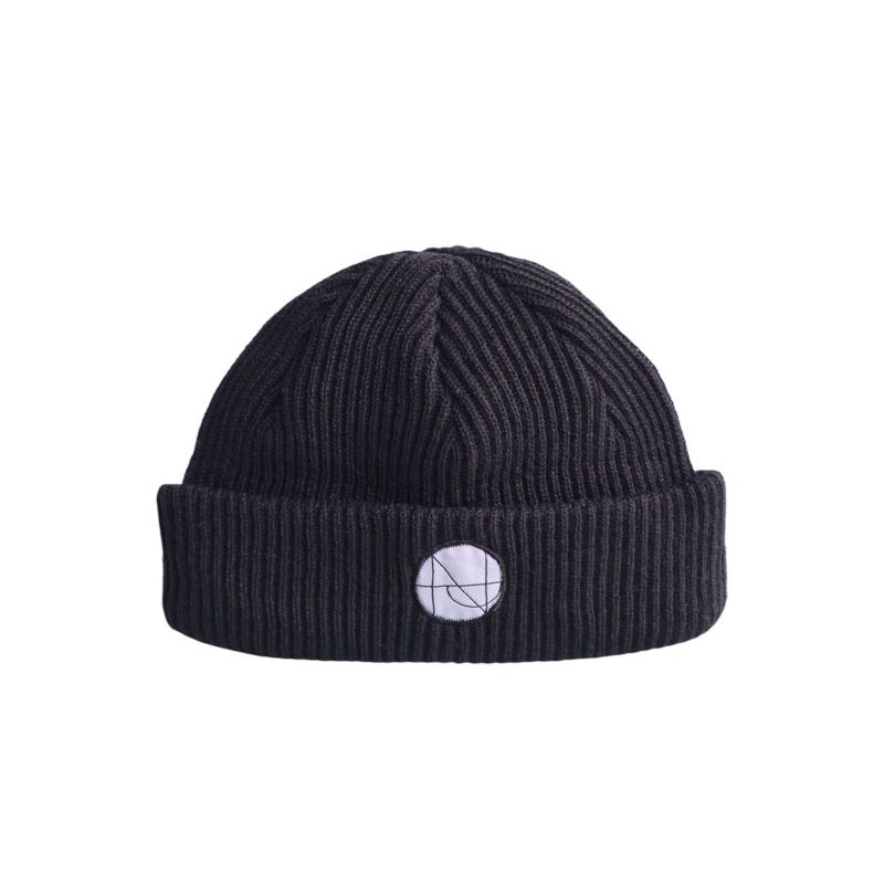 Short beanie hats original nowpaps hitam.kupluk beanie nowpaps original