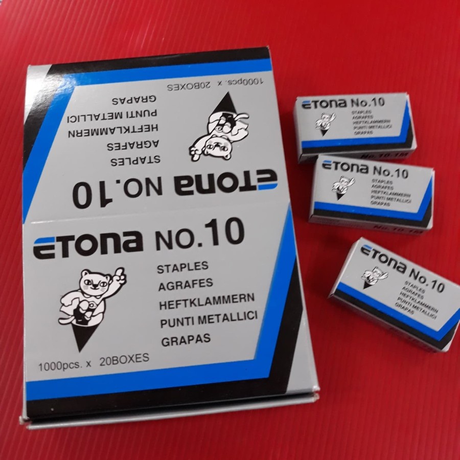 Isi Stapler / staples No. 10 Etona