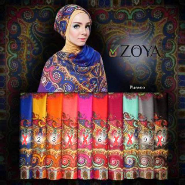 [Zoya Hijab] Kerudung Furano by ZOYA HIJAB