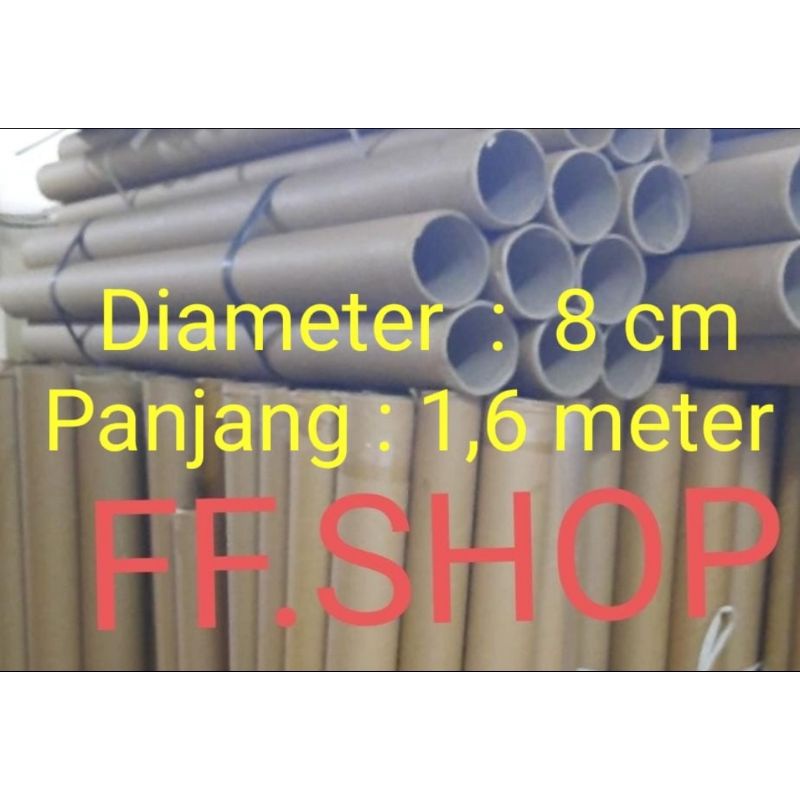 

Selongsong/Bobin/Paper Core/Cones Dm 8 x 1,5 meter dan 1,6 Meter