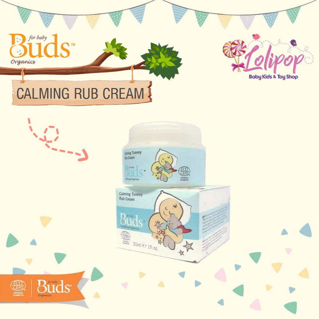 Buds Soothing Organics 30mL (Calming Rub Cream)