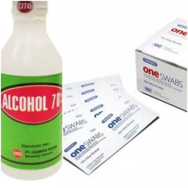 ALKOHOL 70 % CIUBROS 100 ML/OneMed Alkohol Swab 100s