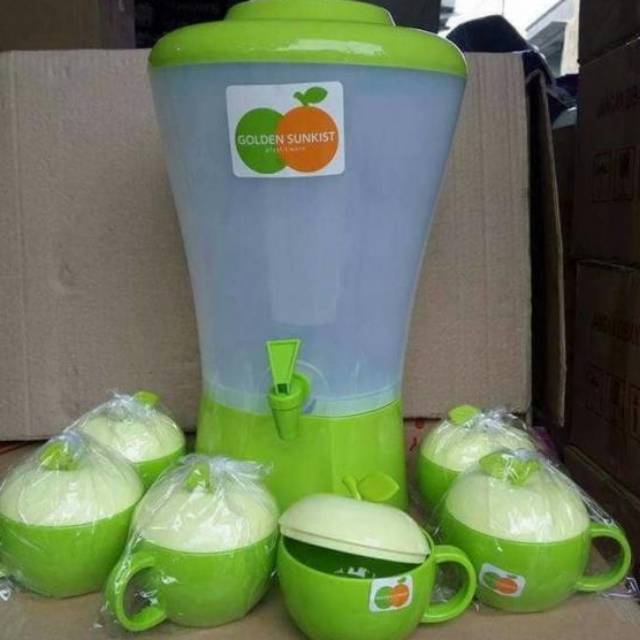 Dispenser golden sunkist