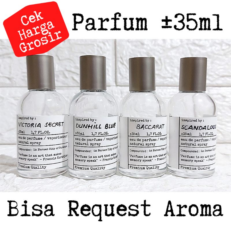 Parfum refill botol lelabo ±35ml murah bisa request aroma