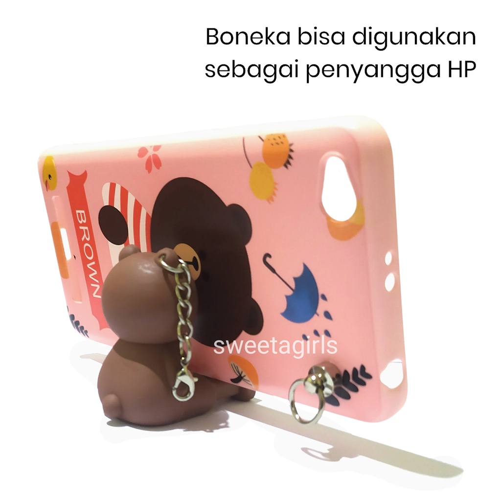 Casing Hp Oppo F3 - Case Plus Pendant Boneka - Bisa Bayar ditempat / COD - sweetacase.id - Hardcase / Casing HP / Casing lucu / Casing aestetic / casing karakter / Casing bisa stand / casing premium / kesing / kartun / Casing cewek