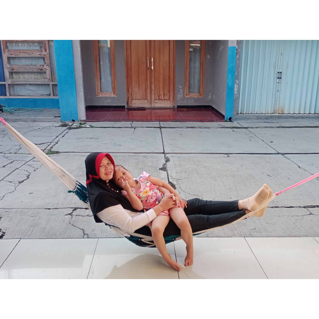 AYUNAN TALI RAJUT Ayunan Gantung Jaring Hammock / Jaring Webing