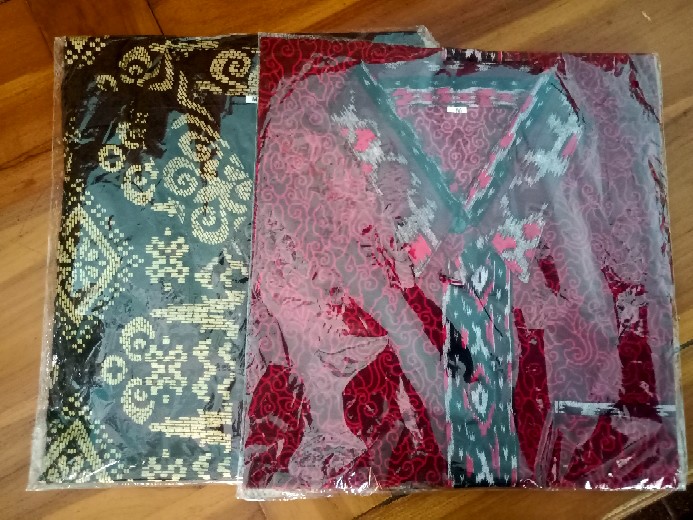 Flash Sale Batik Modern Original Batik Pria Motif Hitam Manis Lengan Pendek