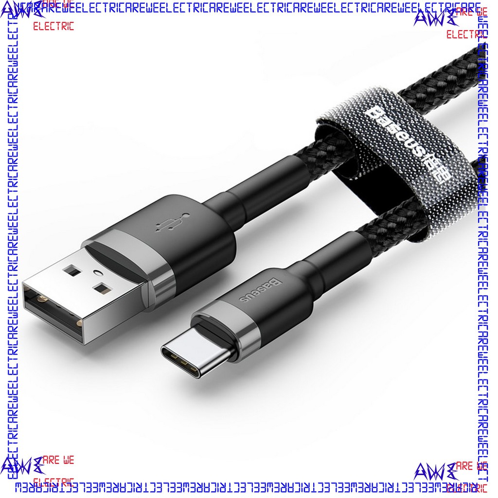 Baseus Type C 1M Kevlar / Kabel Data Charger USB Type C Baseus 1M Support QC 3.0 Fast Charging