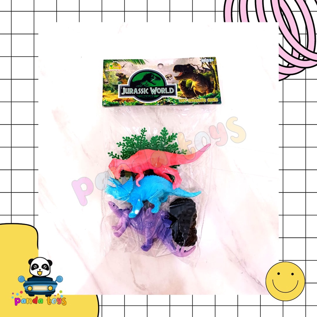 PANDA TOYS SEMARANG JURASSIC WORLD ANIMAL DINO POHON OCT1220