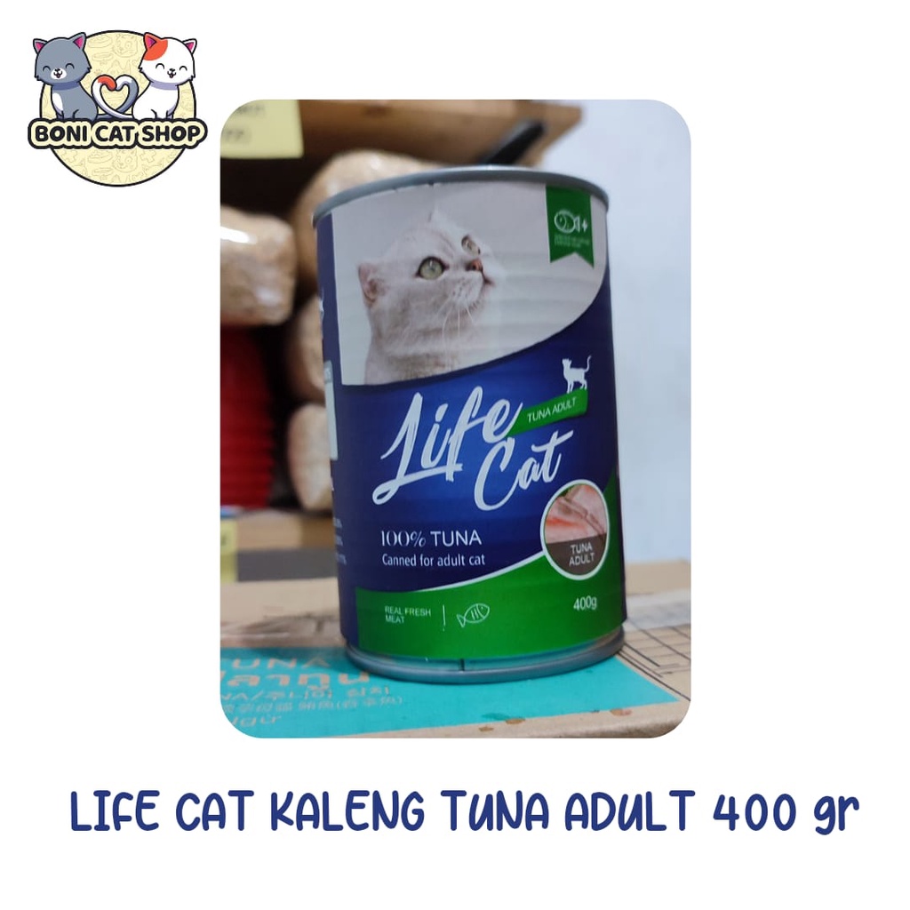 LIFE CAT KALENG / LIFE CAT CAN 400GR TUNA UNTUK ADULTS