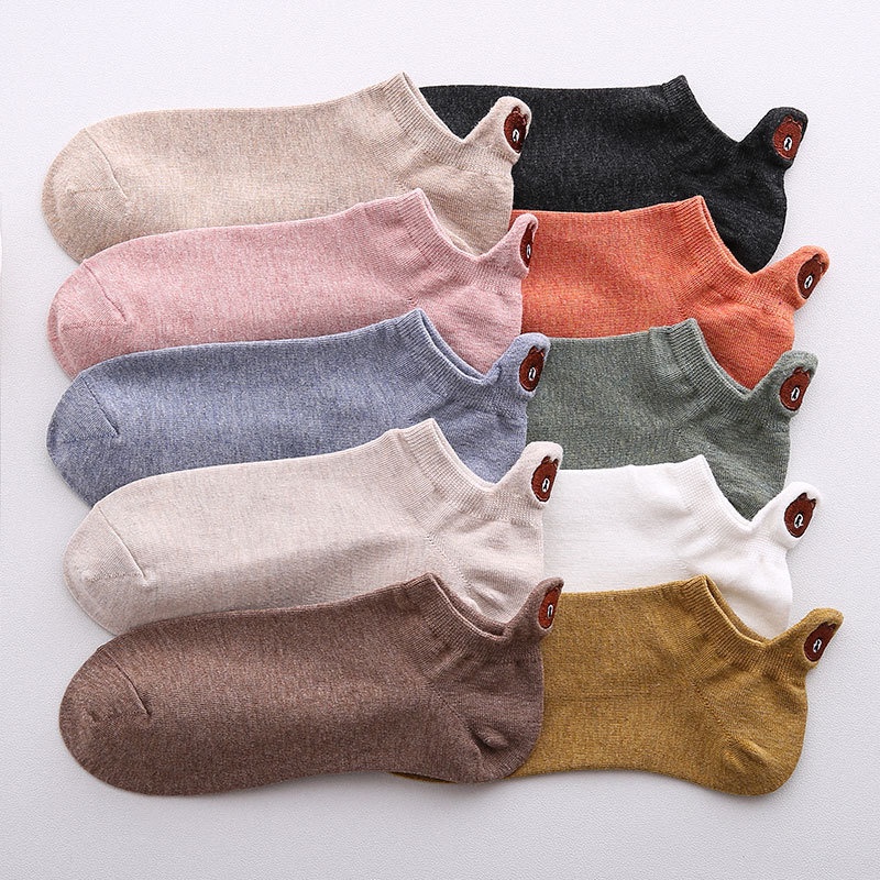 Kaos Kaki Panjang Pendek Olahraga Sekolah KoreaStyle Socks Wanita Pria Kaos Kaki Fashion