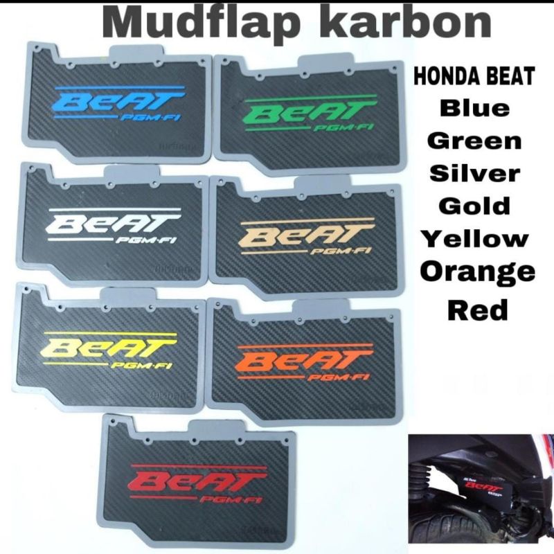 MUDFLAP BEAT FI NEW KARET PELINDUNG ANTI LUMPUR