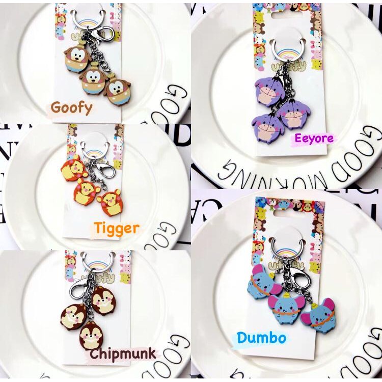 KEYCHAIN UFUFY GANTUNGAN KUNCI EEYORE MICKEY MINNIE