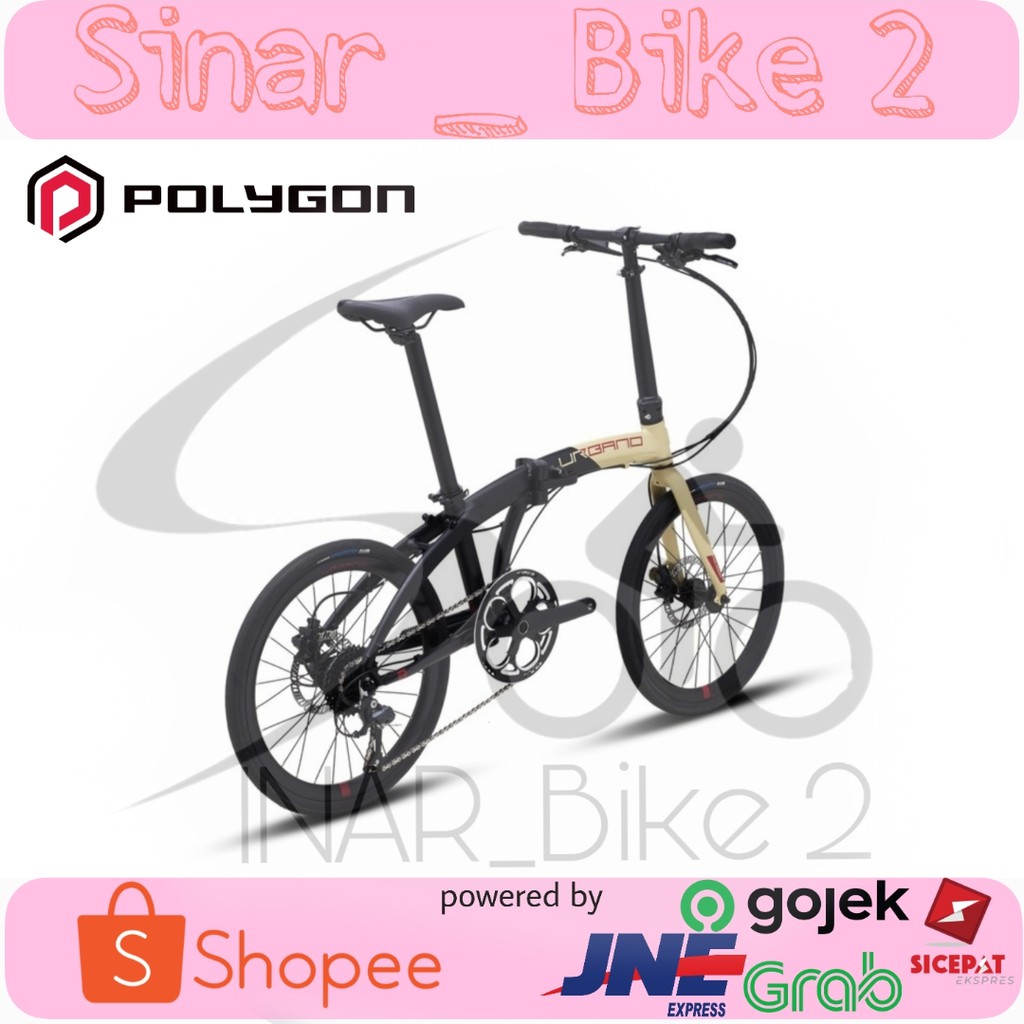 Sepeda Lipat 20Inch Polygon Urbano 5 Alloy 9Speed