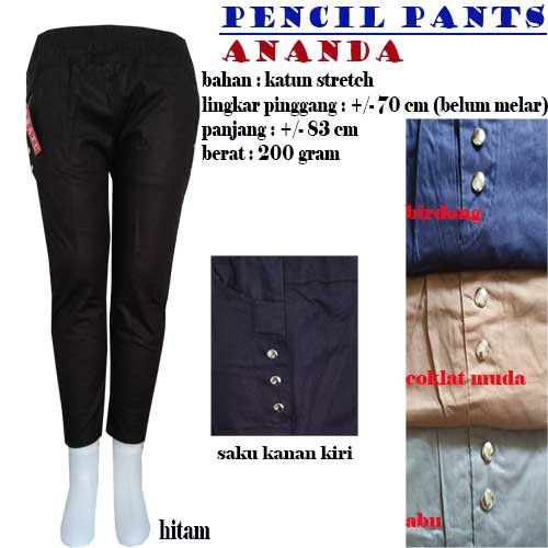 

Celana Pensil Standar - Ananda