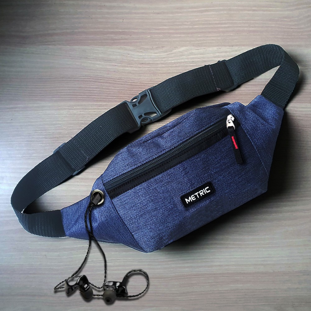 SHOPEE 7.7 BOMBASTIS SALE!! TAS PRIA TAS PINGGANG PRIA WAISTBAG PRIA TAS SLINGBAG TAS GAUL DENGAN EARPHONE HOLE