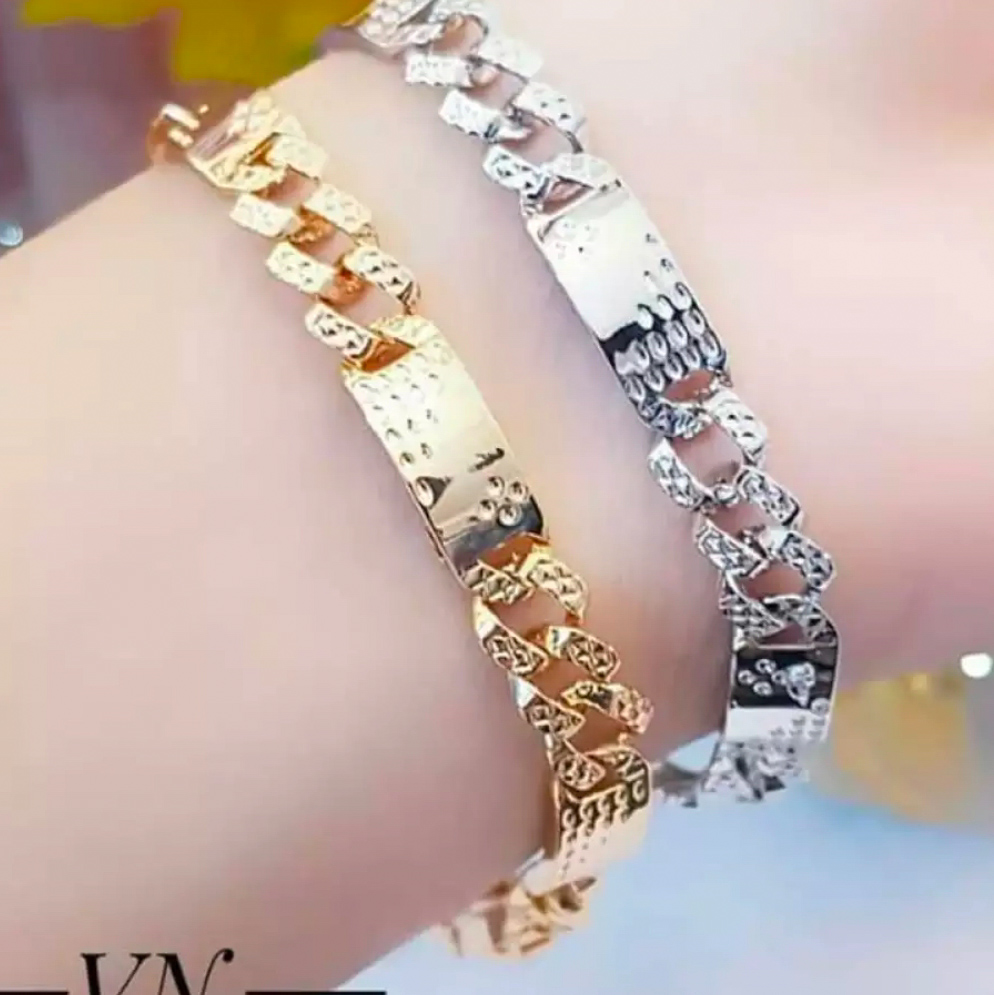 Gelang Tangan Rante Plat Gold Silver Xuping Best Seller