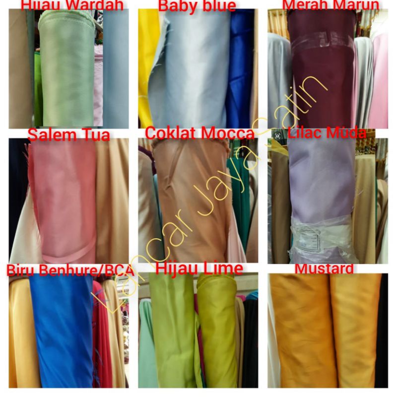 BAHAN BRIDAL / Bahan Santin Bridal / Bahan Bridal Premium / Bahan Bridal Dutches / Bahan Tafeta Bridal