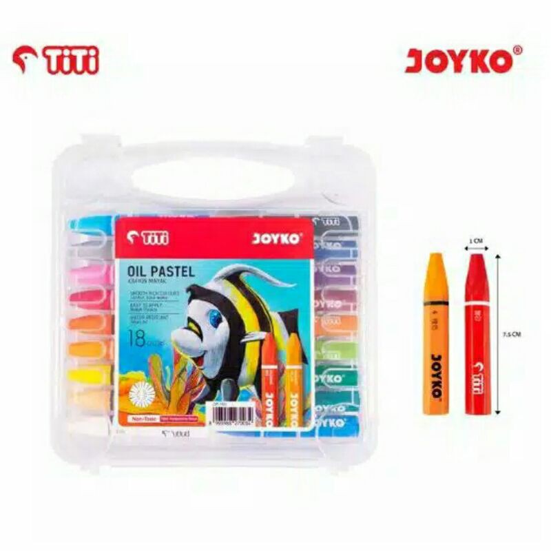 

Crayon Titi Oil Pastel 18 Warna OP-18S