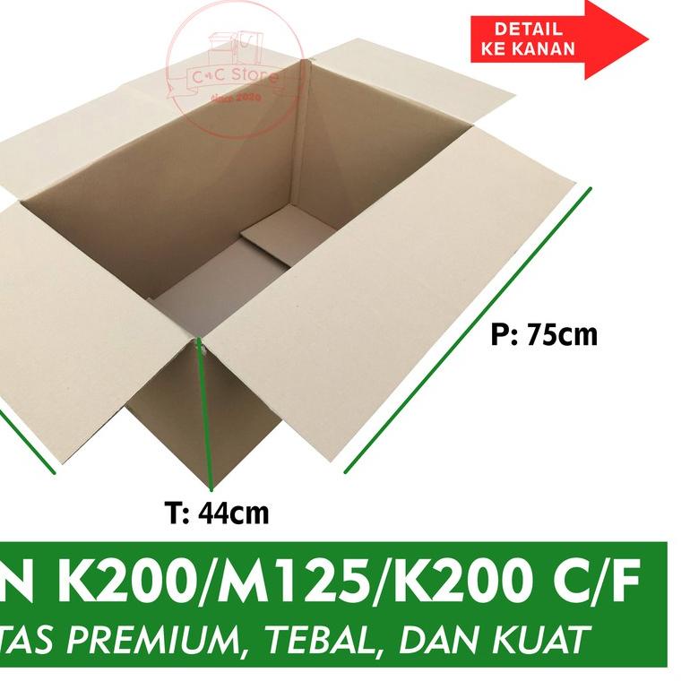 

Kardus Karton Box Polos Corrugated 75x44x44