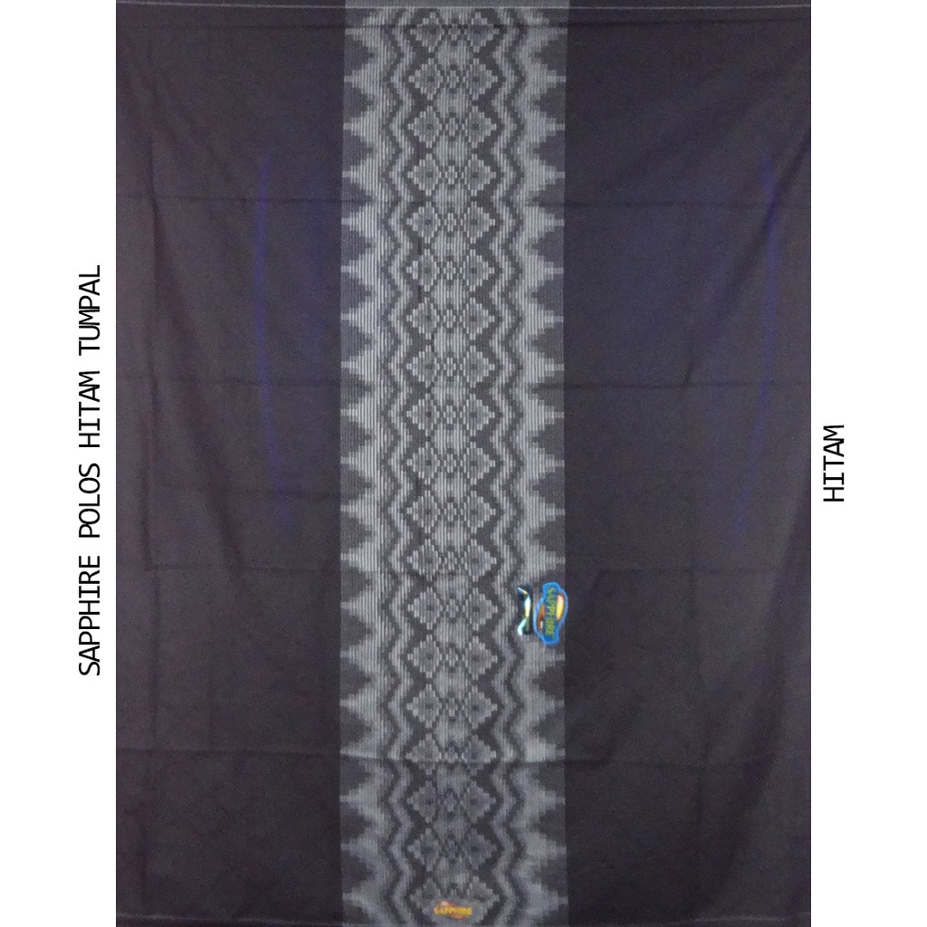 SARUNG SAPPHIRE HITAM TUMPAL