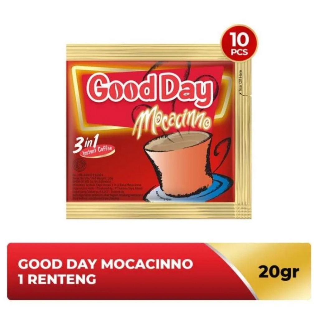 

KOPI GOOD DAY 1 RENCENG MOCACINNO