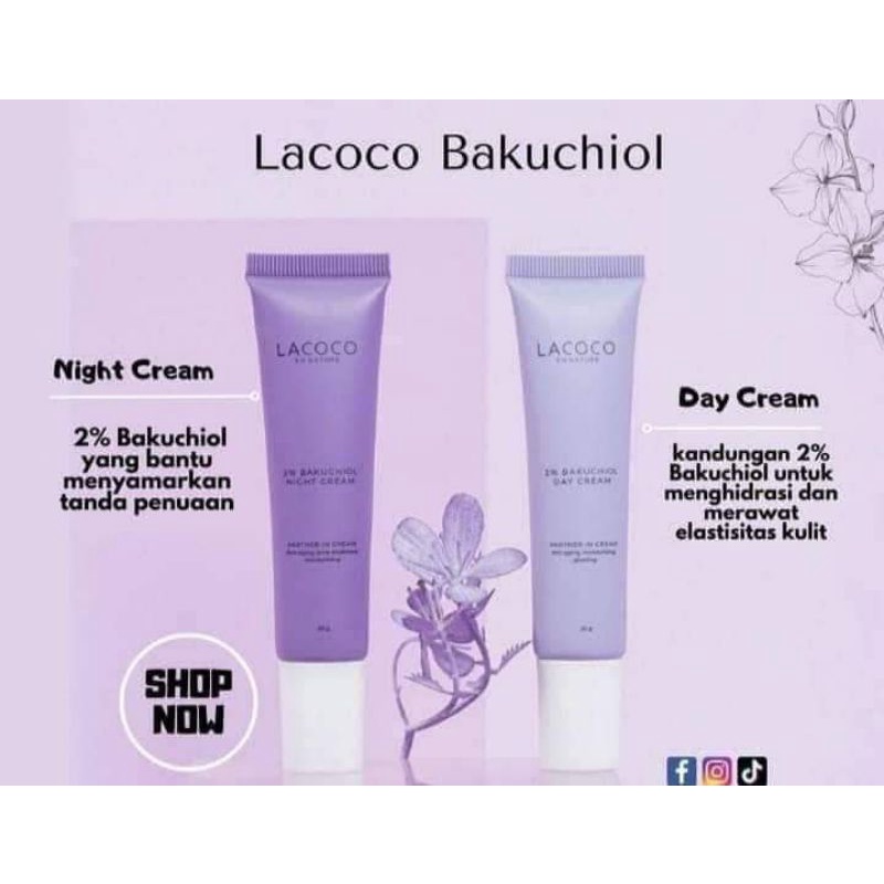 Lacoco 2% Bakuchiol Daycream And Night Cream