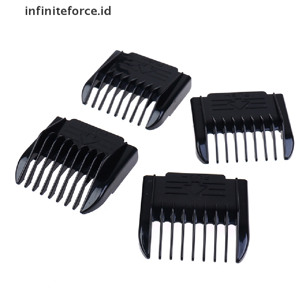 Infiniteforce.id 4pcs / Set Sisir Panduan Potong Rambut Pengganti Untuk Aksesoris Mesin Cukur Elektrik