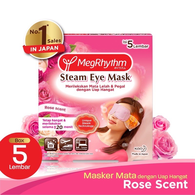 MegRhythm Masker Mata Steam Eye Mask