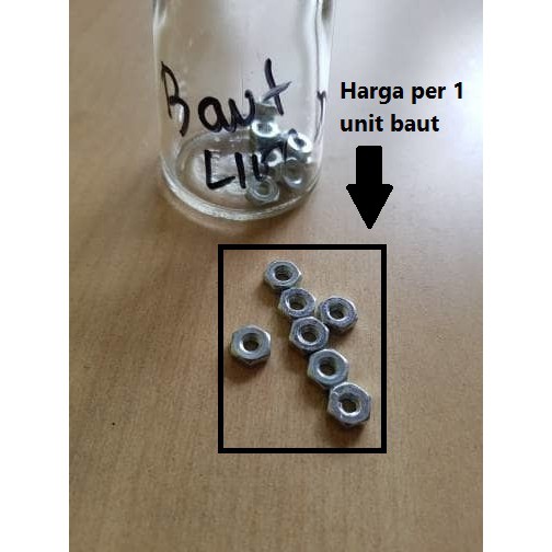 Baut Lyon - Lion Debeaker Alat Potong Paruh Ayam Mur Nut Nuts