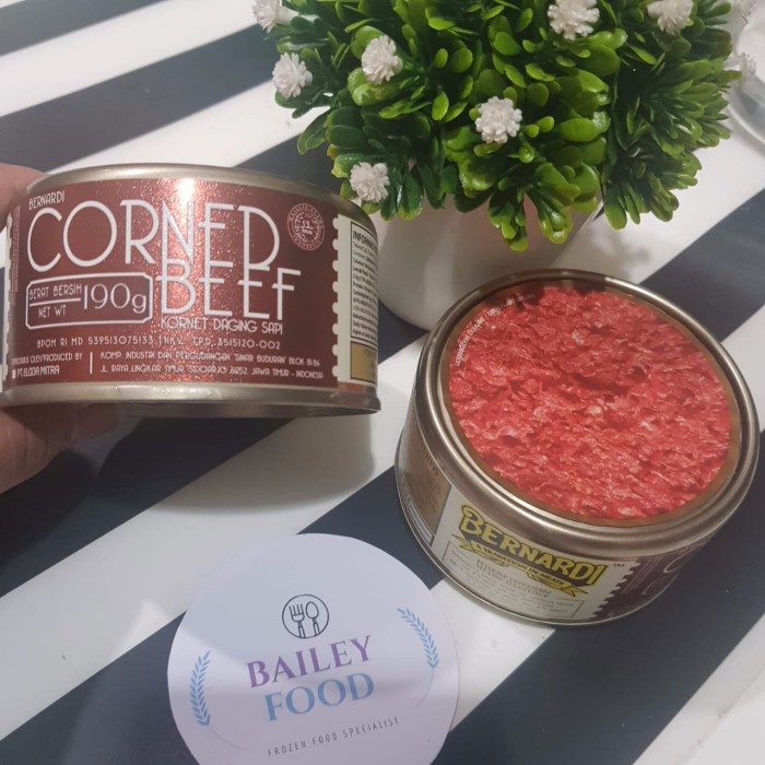 

Gg1Hh Corned Beef/Bernardi Corned Beef/Daging Kaleng/Corned Beef 190G s1Gkk