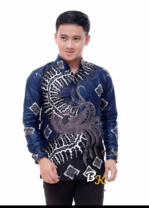 Bswart Batik Hrb026 Kenongo Hem Pendek Padi Pekalongan M L Xl Batik Pria Murah Modern Grosir
